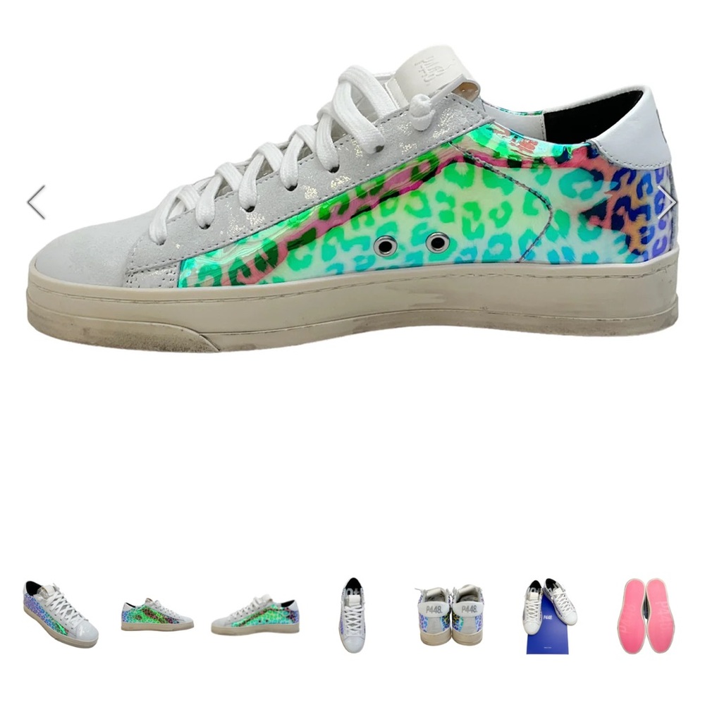 NIB-P448 HOLOGRAM TENNIS SHOES